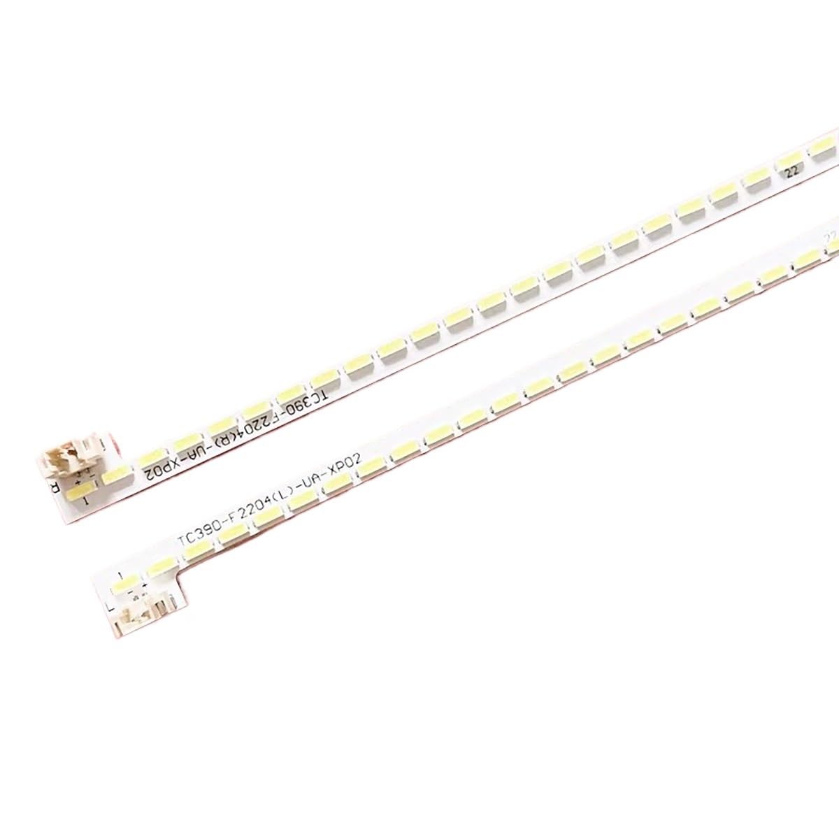 2 szt. 430 mm 88 żarówki do telewizorów, lampy, paski podświetlające LED, listwy TV TC390-F2204(L)-UA-XP02, zestaw pasków i linijek TC390-F2204(R)-UA-XP02