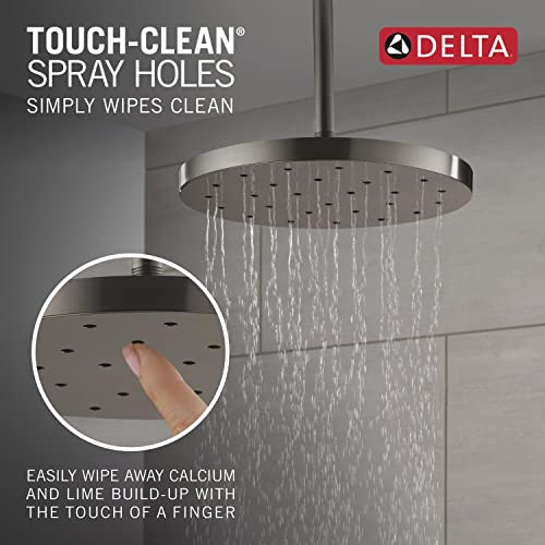 Delta-faucet-52160-KS-PR-Universal-Showering-Components-Showerhead-Lumicoat-Black-Stainless-175-GPM-Water-Flow