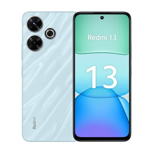 XIAOMI Redmi 13 - Smartphone de 8+256GB, MediaTek Helio G93-Ultra, Pantalla de 6,79' FHD+, cámara de 108MP, Carga rápida de 33W, Azul (Versión ES)