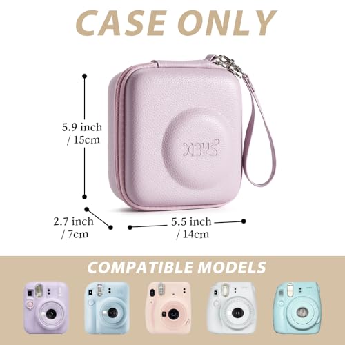 Funda rígida para cámara Fujifilm Instax Mini 13/12/11/9/8 púrpura miniatura 2
