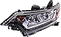 Evan Fischer Headlight Assembly Compatible with 2017-2020 Mitsubishi Outlander Halogen, Driver Side