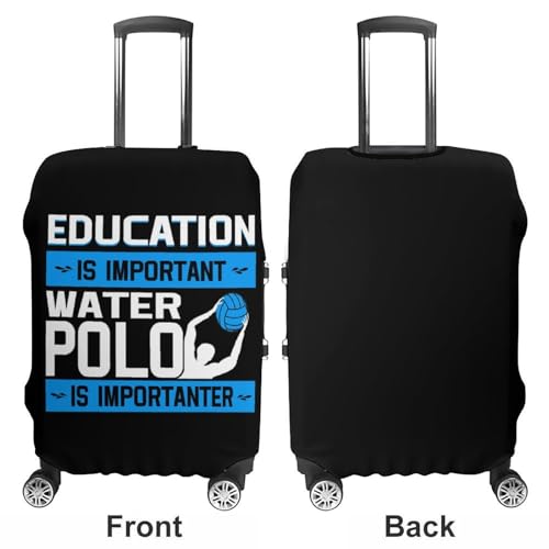 Water Polo Education Is Important Travel Suitcase Protector Luggage Cover Protective Washable Anti-scratch Baggage Cover3