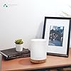 ASAKUKI 300ML Essential Oil Diffuser, Quiet 5-in-1 Premium Humidifier, Home Fragrance Aroma Diffuser with 7 LED Color Changing Light and Auto-Off Switch -Light Brown #5