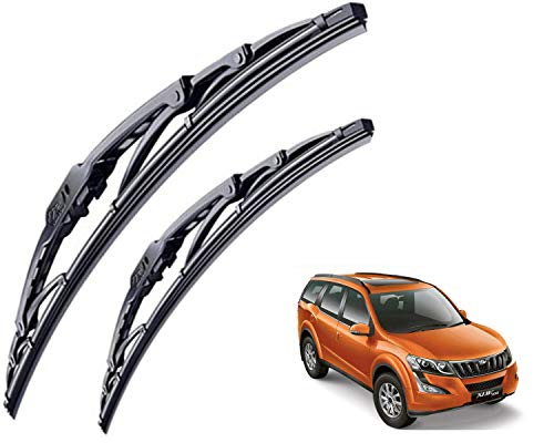 Image of WolkomHome High Performance OE Car Wiper Blade Replacement set of 2 Pc Right 24 inch Left 20 inch for Mahindra XUV 500-2015
