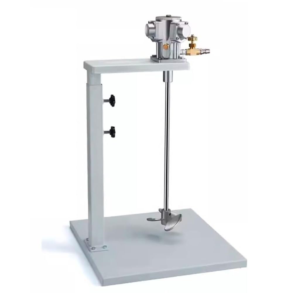 Mezcladora automática de Pintura, mezcladora neumática de Acero Inoxidable, Motor neumático de 3 Cilindros de 5 galones, Ajuste de Velocidad Continuo, Altura Ajustable de 46 a 86 cm, 50 a 28