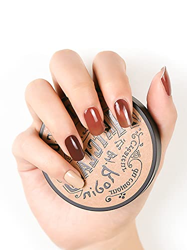 Kalolary 20 Stickers Nagelgellakstrips, volledig omwikkeld Nagellakstickers Uitgeharde gelnagelstrips Zelfklevende… - Afbeelding 6