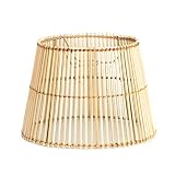 RHHDA Rattan Lamp Shade, E27 Chandelier Wicker Lamp Shade, Small Lamp Shade for Hanging Lamp, Pendan