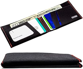 SlimFold MICRO Minimalist Front Pocket Vegan Slim Wallets for Men (RFID Blocking)