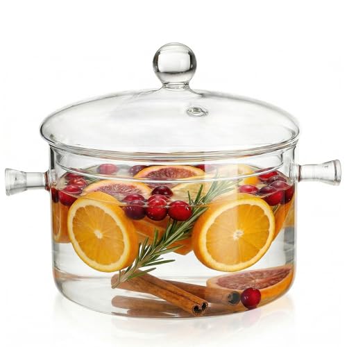 Jucoan 1.5L Glass Saucepan