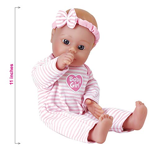 Adora Soft Baby Doll Girl, 11 Inch Sweet Baby Girl, Machine Washable (Amazon Exclusive) 1+ #TOP5