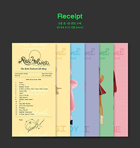 Álbum de fotos RED Velvet [3 regalos] The Reve Festival Finale Álbum + Poster plegable oficial + Fotocarádula extra + Máscara MAFF Aerosilver Premium 3D (versión Scrapbook) miniatura 7
