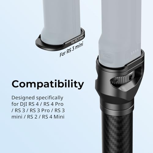 Image of SmallRig Gimbal Extension Pole, 15'' /37cm Carbon Fiber Gimbal Extension Arm