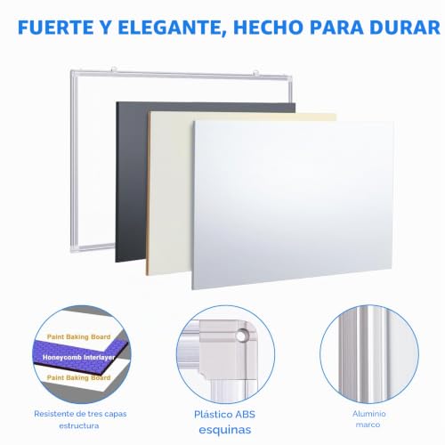 Pizarra blanca magnética maxtek con gancho ajustable de brazo largo fácil de instalar 6