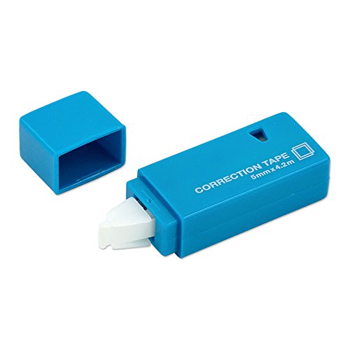 Midori CL Mini ruban correcteur bleu efface les ratures proprement