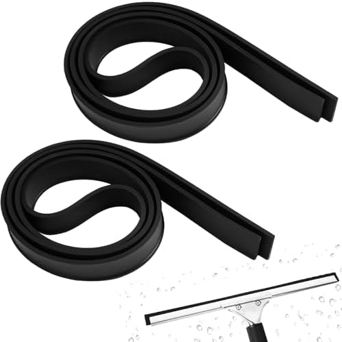 Lot De 2 Lèvres En Caoutchouc De Rechange Pour Aspirateur De Fenêtre Karcher WV6 - 280 Mm Nettoyage Surfaces Lisses