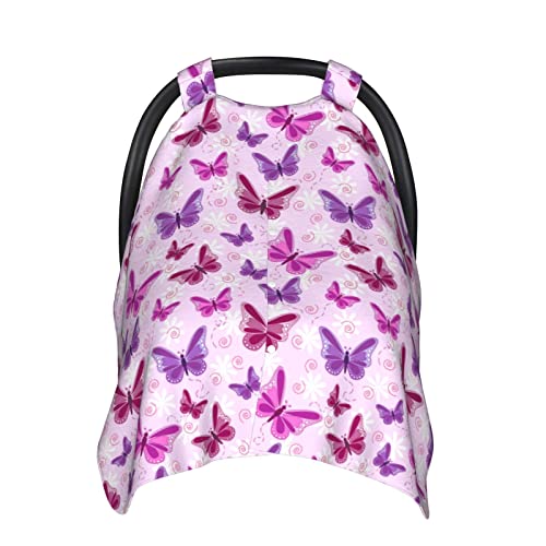 Butterfly Car Seat Cover for Baby