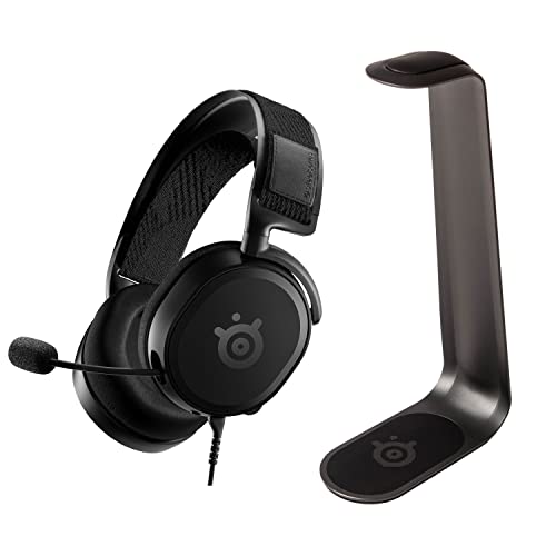 Arctis Prime Konsole - Gaming-Headset für die anspruchsvollsten Spieler - HiFi-Audiotreiber - Für Playstation 5, Xbox Series X / S und PC + SteelSeries HS1 Aluminium Headset Stand