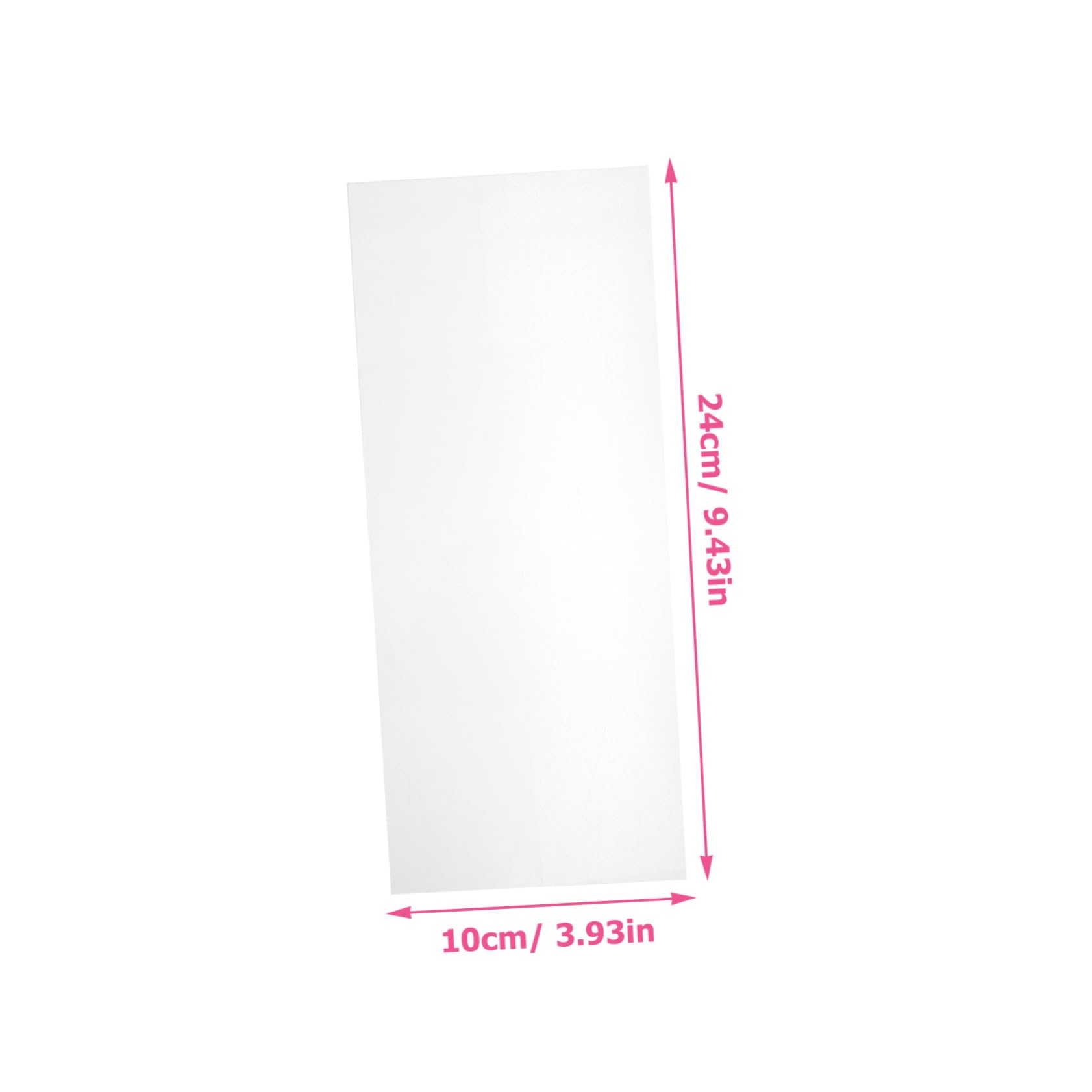 HOLIDYOYO 4pcs Acrylic Cake Scraper Non-stick Butter Smoother Dual-sided Mousse Decoration Tool for Baking Space-saving Design for Cake Shops Home Bakers