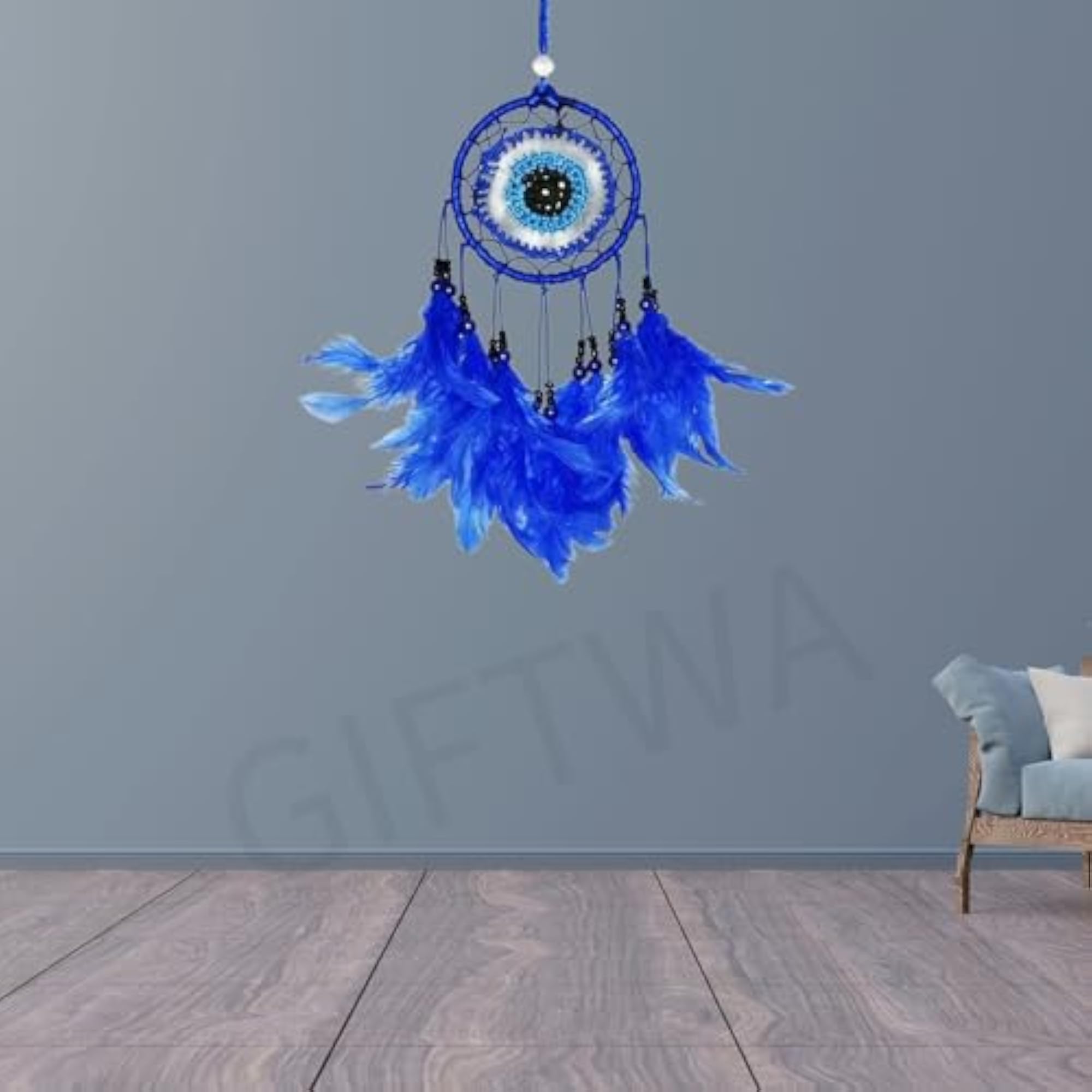 Evil Eye Dreamcatcher Hanging for Car Mirror & Wall Decor