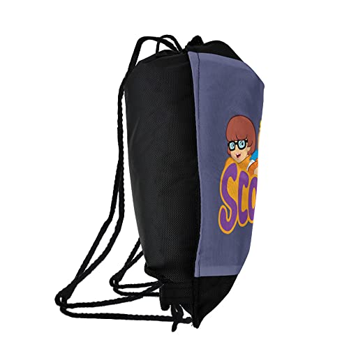 LOGOVISION Scooby Group Drawstring Backpack Sports Bag Sackpack 17" x 13", Perfect for Gym, Yoga or Practice2