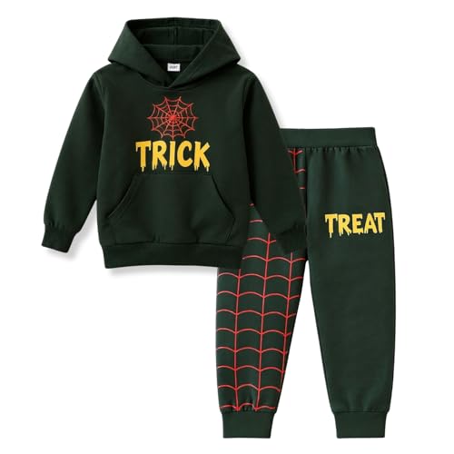 Image of 2-6T Toddler Baby Boy Clothes Color Blocking Hoodies + Pants Fall Winter Outfits