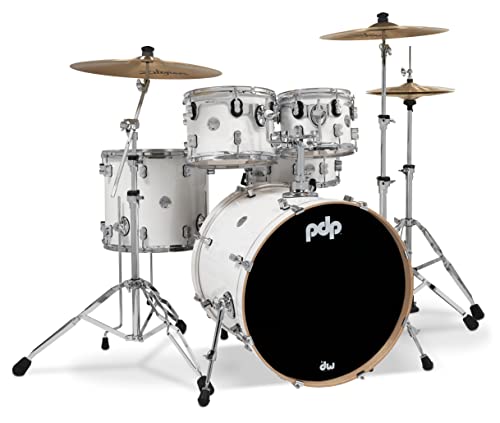 PDP DW 5-Piece Maple Shell Pack White
