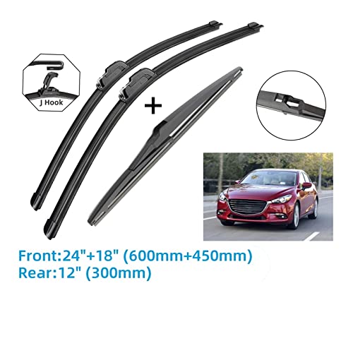 Essuie-glace arrière pour Mazda 3 Axela compacte 2014-2020 - 2