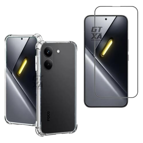 Kit Capa Transparente + Película Cerâmica 9D para Xiaomi POCO X8 Pro