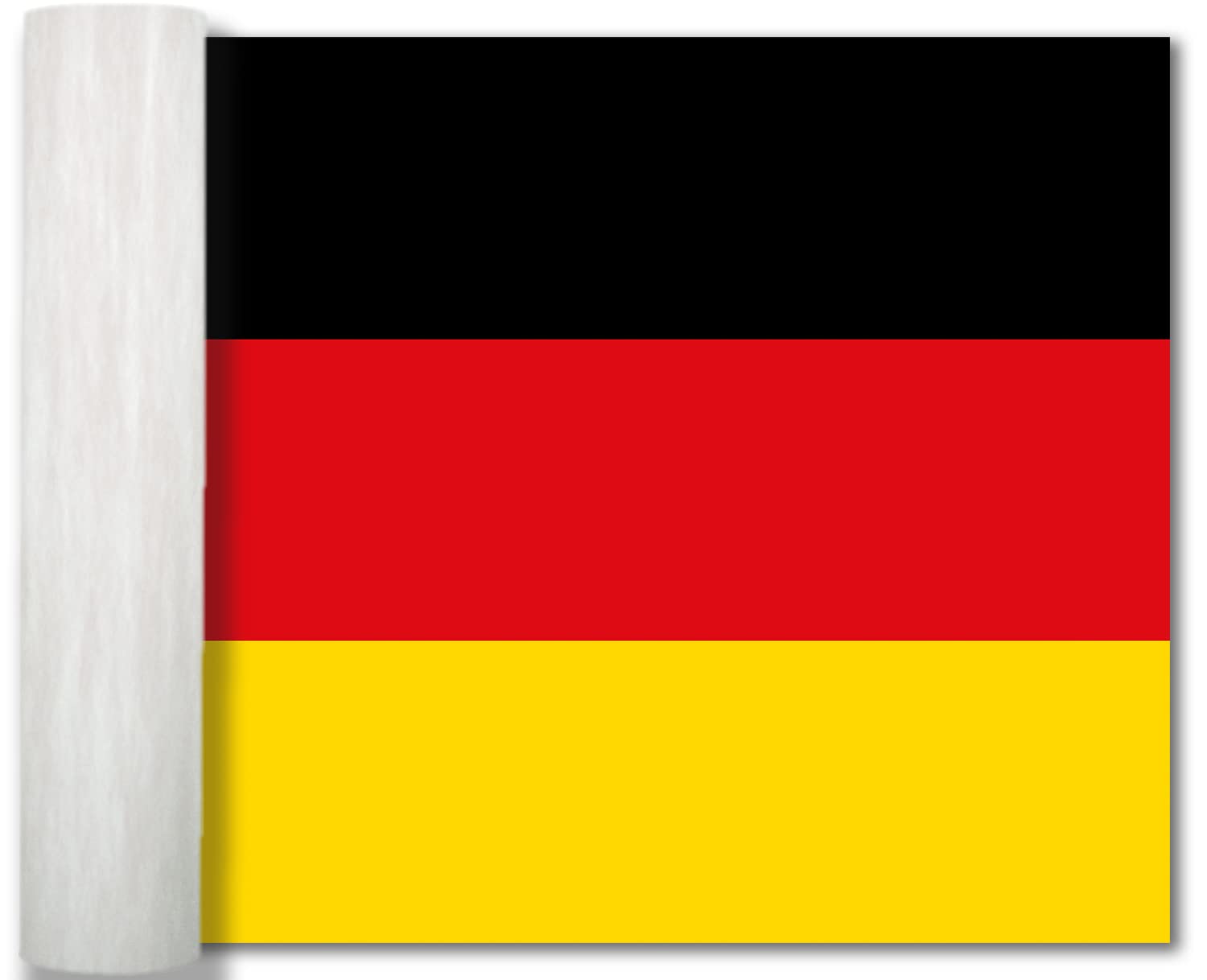 Wallario Pool Verkleidung mit Motiv ohne Ösen, Umrandung Dekoration, Motiv Deutsche Flagge, Größe Höhe 80 cm x L 10m