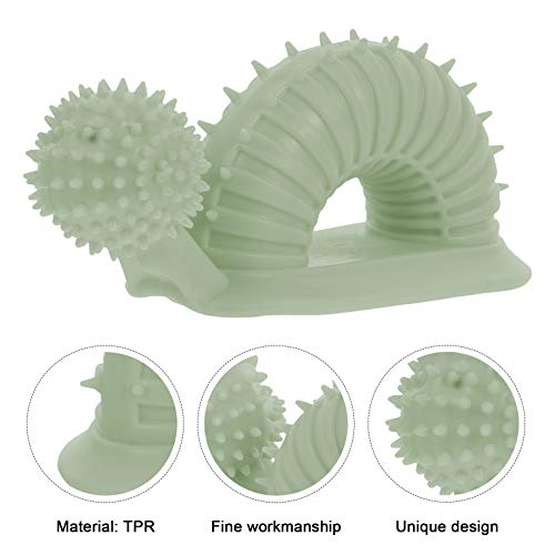 UKCOCO Brinquedos para Mastigar Cachorros Em Forma de Caracol Cachorro Escova de Dentes Brinquedos B