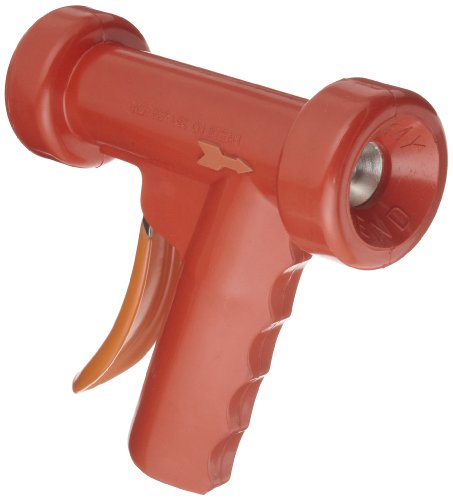 SuperKlean 150A-R Pistol Grip Spray Nozzle, Aluminum, 1/2 NPT, Red