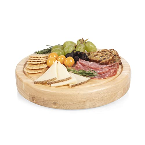 Picnic Time Ncaa Lsu Tigers Circo Cheese Board And Knife Set - Charcuterie Board Set - Wood Cutting Board #TOP7