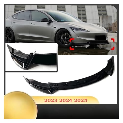 Alerón de labio de parachoques delantero tuning para Tesla Model 3 Highland 2023 2024 2