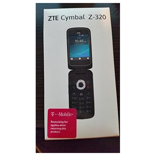ZTE Cymbal Z-320 Flip Phone UNLOCKED (T-Mobile)