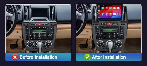 GPS Auto pour Land Rover Freelander 2 avec Écran Tactile Android Auto WiFi