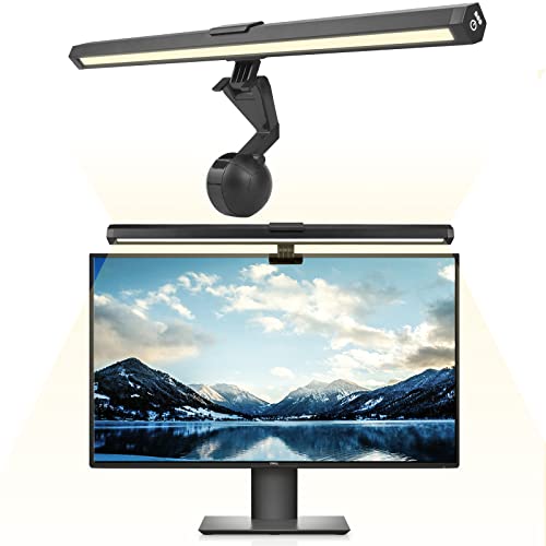 Computer Monitor Lamp, 40cm e-Reading LED Task Lamp with Colorful ...