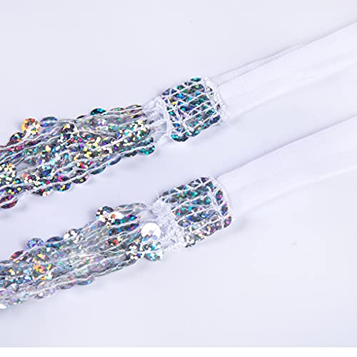 Women's Belly Dance Hip Scarf Sliver Skirts Rave Fringe Summer Beach Wrap #TOP6