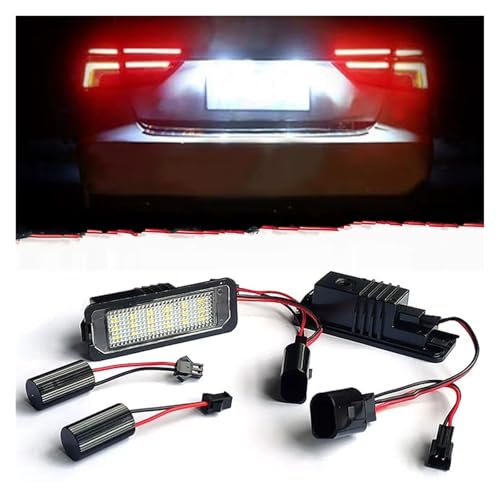 Luz LED trasera para placa de matrícula VW Golf 7 que elimina el testigo de fallo 6