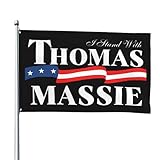 4x6 Ft I Stand With Thomas Massie Flag Outdoor Garden Yard Flag