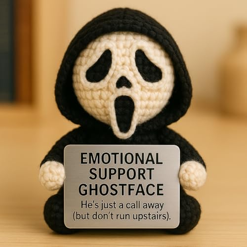 Muñecos de crochet personajes de horror hechos a mano miniatura 5
