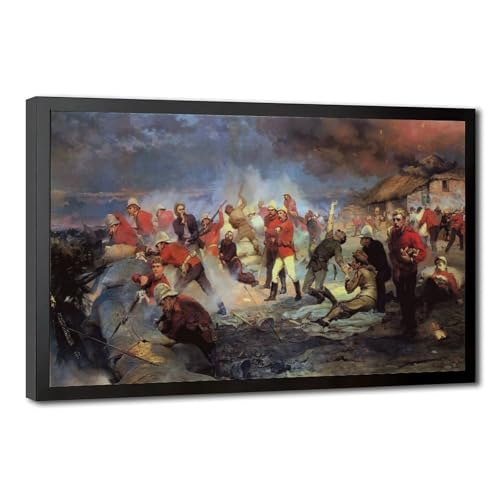 Impression sur toile 30x45cm Elizabeth Thompson, cadre prêt à poser pour décorer un mur nu