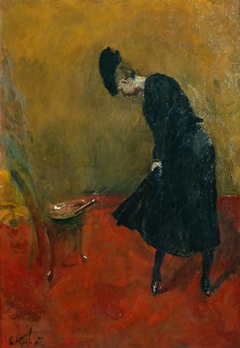 Peinture de Christian Krohg toile murale abstraite affiche impression salon 60x90