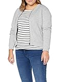 Rippbündchen ONLY Female Sweatshirt Bomber- Slight Grey Melange
