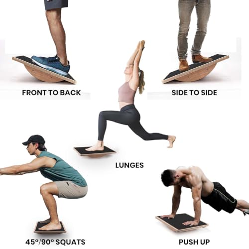 Balance Board sturdy build and anti-slip pads
