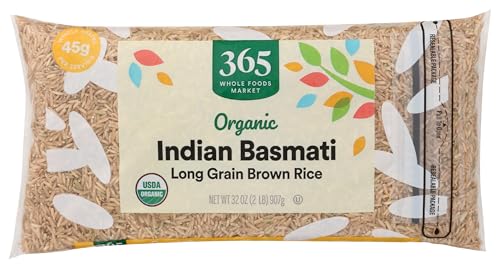 Image of 365 By Whole Foods Market, Organic Indian Brown Basmati Rice, 32 Ounce