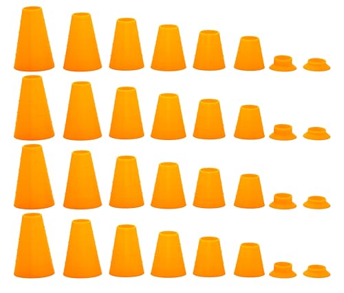 Bucci Golf Flexible Orange Simulator Tees