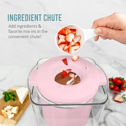 Nostalgia Electric Ice Cream Maker, Pink - image 6
