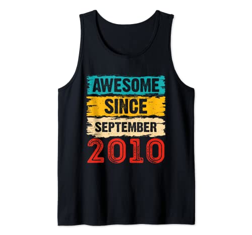 Regalos de 13 años de edad impresionante desde septiembre de 2010 para 13 cumpleaños Camiseta sin Mangas