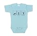 Ebenezer Fire Baby Frisbee Onesie/Crawl Walk Frisbee/Disc Golf Bodysuit/Sublimated Design/Super Soft (MINT SHORT SLEEVE, 3-6M)