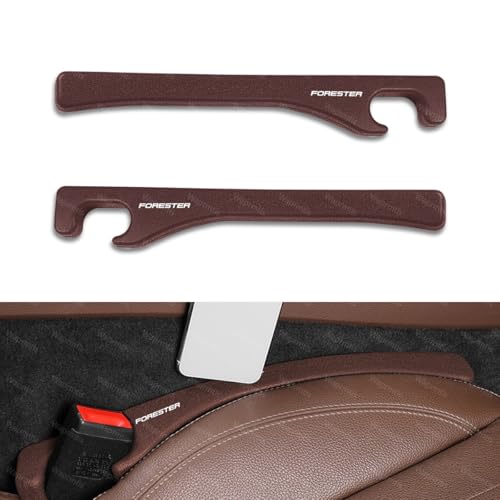 スバル フォレスター カーシートギャップフィラー 隙間クッションサイド ギャップフィラー 隙間ストッパー スバル フォレスター SK系(2018年7月〜現行) シート コンソール 隙間 埋め 落下防止 運転席+助手席 ロゴ左右対称設計 2本入り カーシート